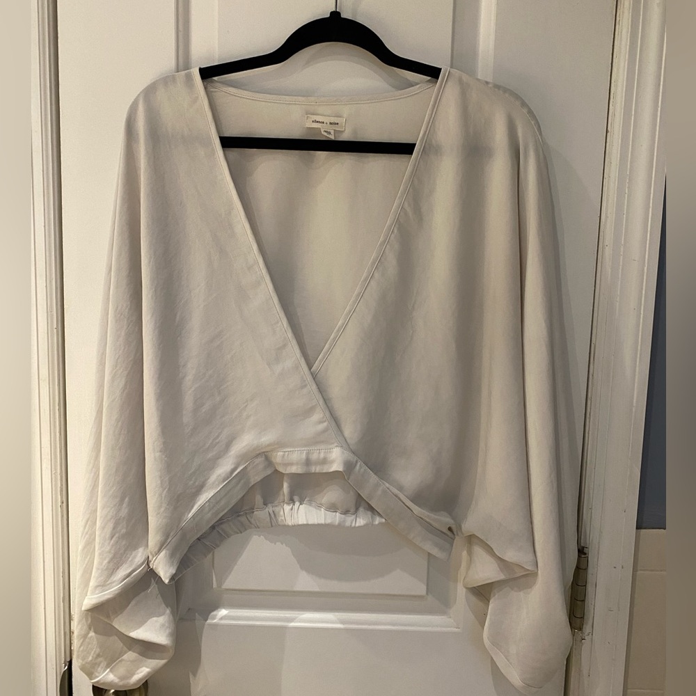 Silence + Noise Ivory Blouse